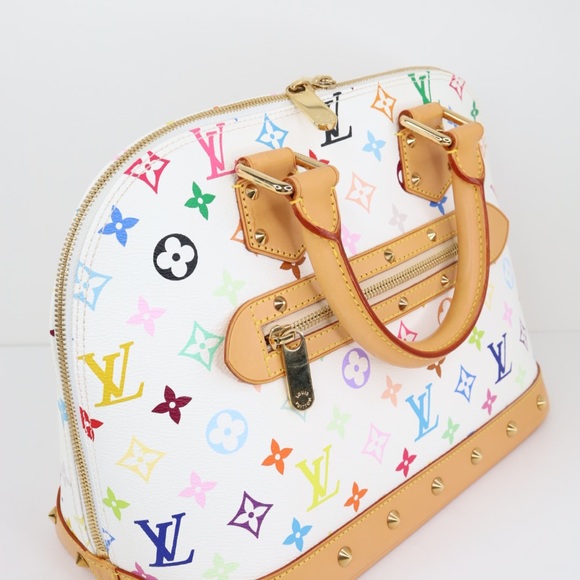 💔SOLD💔 Louis Vuitton Multicolor Alma PM Tote Bag - Picture 7 of 16